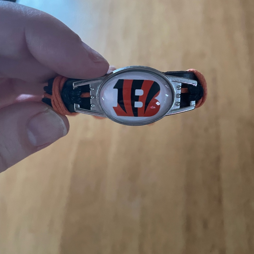 Orange and Black Sports Bracelet